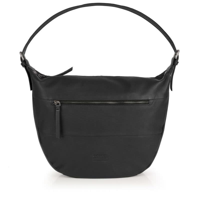 Bolso Bandolera mediano de Piel Gabol Dharma Negro - Imagen 4