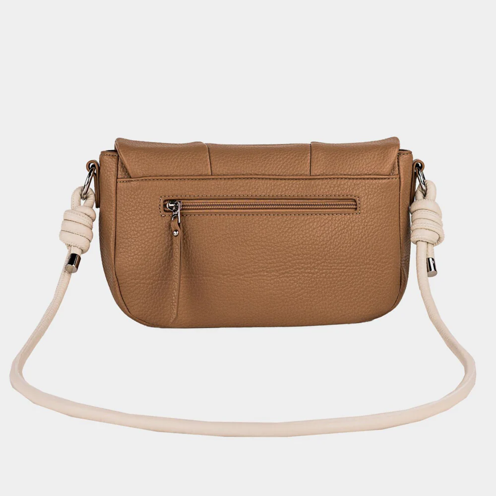 Bolso Bandolera solapa Lois Duluth Camel - Imagen 5