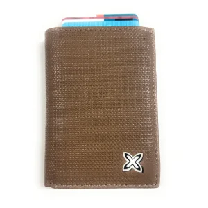 Billetero Tarjetero Metálico Automático Munich Taupe