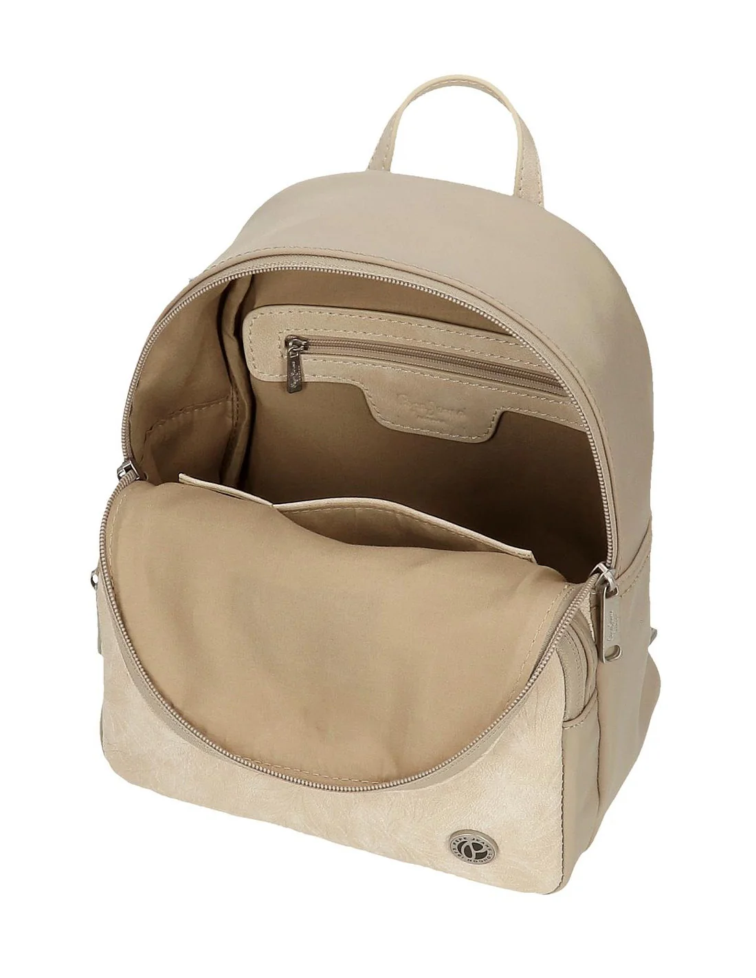 Mochila 25cm Pepe Jeans Jana Beige - Imagen 5