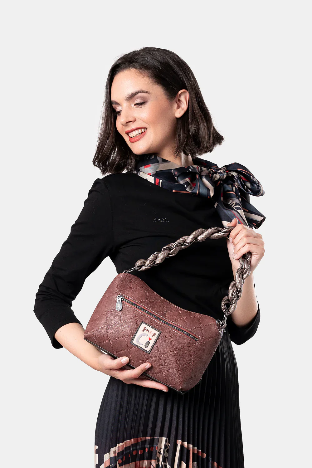 Bolso asa corta y Bandolera Anekke Mademoiselle - Imagen 6