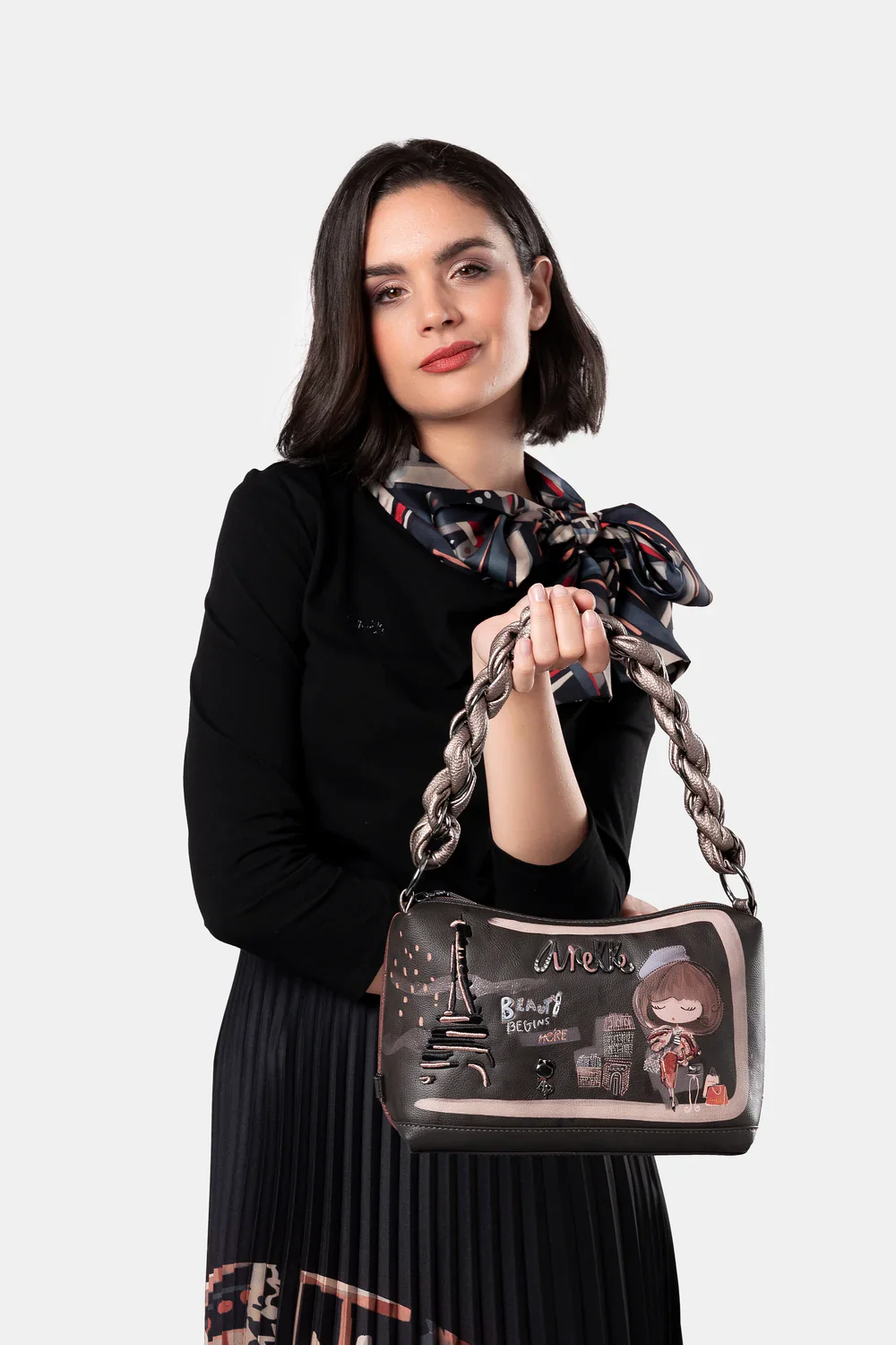 Bolso asa corta y Bandolera Anekke Mademoiselle - Imagen 3