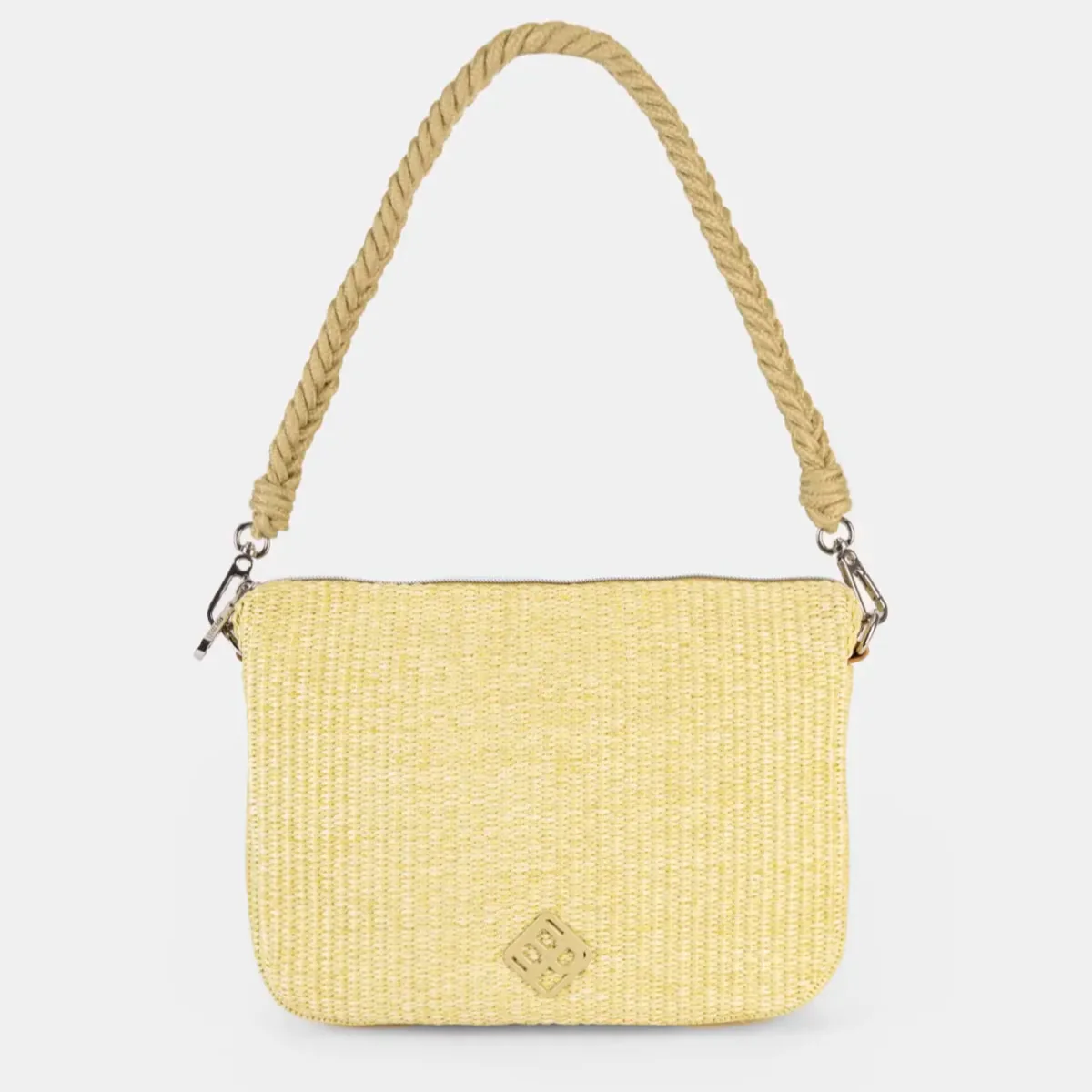 Bolso de Hombro Pepe Moll Sylvie Rafia Lime - Imagen 2