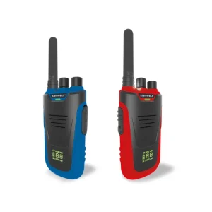 Set de Walkie Talkies recargables Kidytalk azul y rojo
