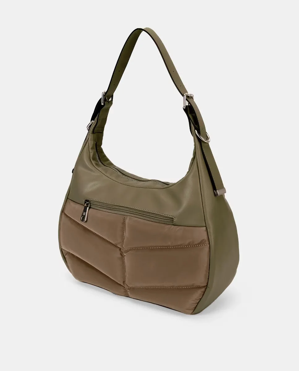 Bolso Hobo Pepe Moll Leonor Verde militar - Imagen 3