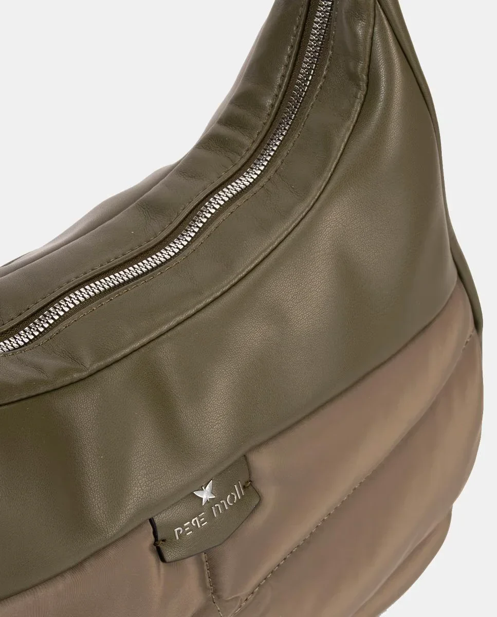 Bolso Hobo Pepe Moll Leonor Verde militar - Imagen 4