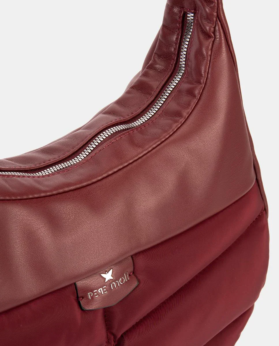 Bolso Hobo Pepe Moll Leonor Burdeos - Imagen 4